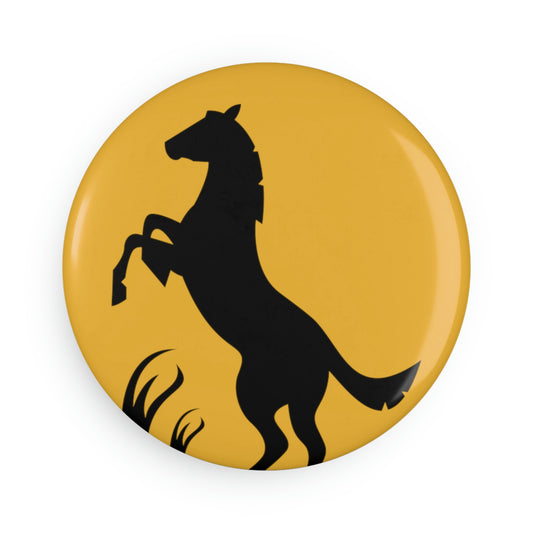 The Great Horse Button Magnet, Round (1 & 10 pcs)